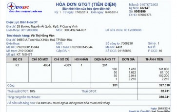 In ấn hóa đơn giá rẻ – Hà Nội